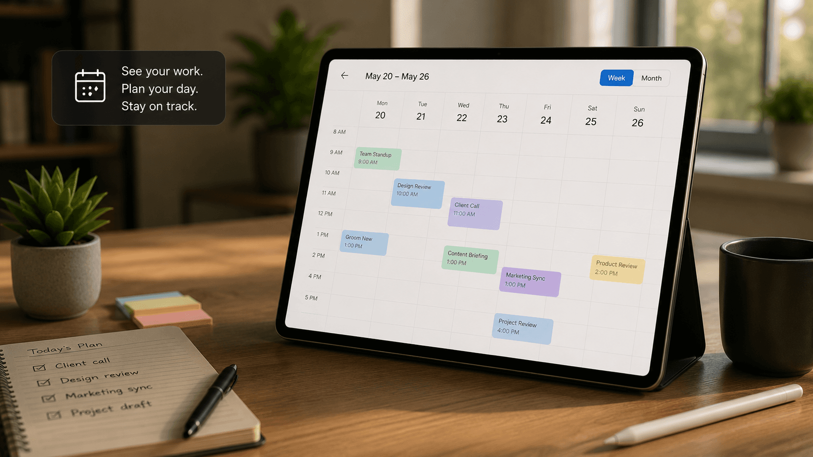 Time-block your day. Control your schedule.